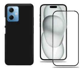 etui-do-xiaomi-redmi-note-12-5g-matowy-case-zestaw-szklo-hartowane-9h-styl