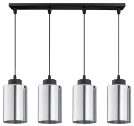 lampa-wiszaca-sufitowa-szklana-tuba-grafit-chrom