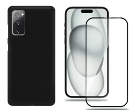 etui-do-samsung-s20fe-matowy-case-czarny-zestaw-szklo-hartowane-9h-ochronne