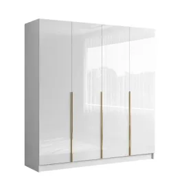 szafa-uchylna-aurel-4d-bialy-polysk-200-cm-uchwyt-zloty-chrom
