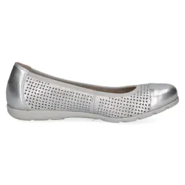 baleriny-caprice-9-22151-42-srebrne-skora-naturalna-r-36