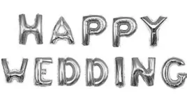 balon-napis-happy-wedding-srebrny12szt