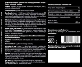 kfd-kreatyna-creatine-monohydrat-smak-zielone-jablka-500g