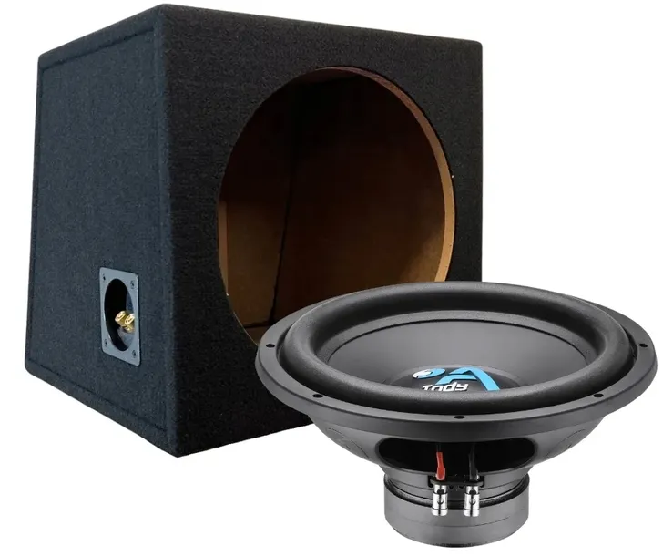 SUBWOOFER SKRZYNIA BASOWA 30cm BASSFACE INDY A12/4 250W RMS 4 OHM