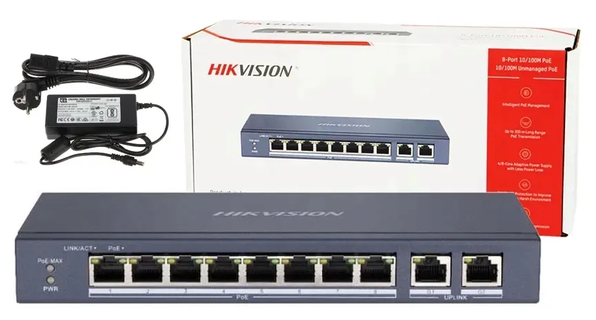 switch-poe-hikvision-8x-poe-2x-lan-100mps-do-kamer