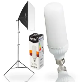 lampa-fotograficzna-softbox-40x40-statyw-zarowka