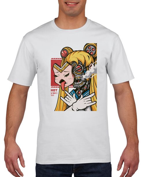Koszulka męska Android Sailor Moon XL Biały