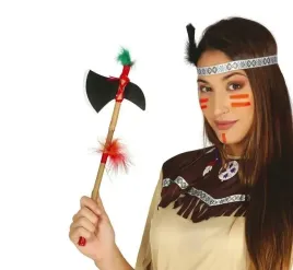 siekierka-indianska-bambus-kolorowe-piora-35-cm-indianin