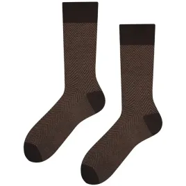 skarpety-meskie-garniturowe-todo-gentlemen-socks-brazowe-43-46