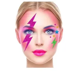 naklejki-bizuteria-ozdoba-na-twarz-disco-lata-80-blyskawica-piorun-karnawal