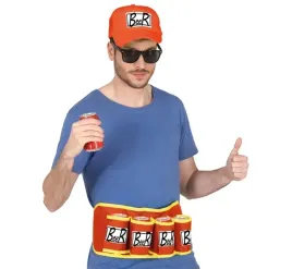 pasek-pas-czerwony-czapka-z-daszkiem-piwo-napoje-impreza-hit