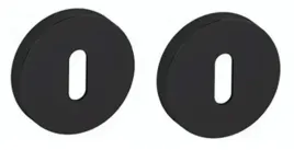 nomet-luxury-line-rozeta-okragla-czarny-gleboki-mat-p61-na-klucz