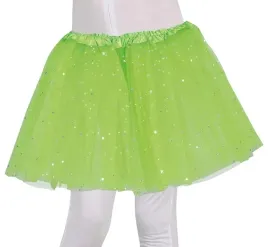 spodniczka-tutu-zielona-w-gwiazdki-tiul-tiulowa-neon-disco-30-cm-przebranie