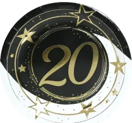 talerzyki-papierowe-20-urodziny-23-cm-6-szt-gwiazdki-zlote-urodzinowe