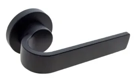 nomet-lux-line-klamka-neso-czarny-gleboki-mat-p61-rozeta-okragla
