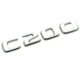 mercedes-emblemat-c200-c-200-litery-napis-plaskie