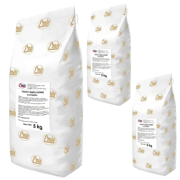 Ciasto na GOFRY Bąbelkowe 3x 5kg EMIX Mieszanka XL