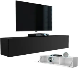 wiszaca-szafka-rtv-pod-telewizor-160-160cm-czarna-matowa-solidna