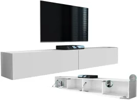 wiszaca-szafka-rtv-pod-telewizor-200-nowoczesna-biala-matowa-210cm