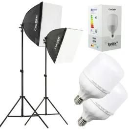 2x-lampa-fotograficzna-softbox-40x40-zarowki-led