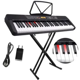 keyboard-dla-dzieci-do-nauki-gry-organy-podswietlane-klawisze-statyw-stojak