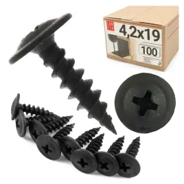 wkrety-do-metalu-czarne-z-lbem-podkladkowym-42x19-fosfatowane-100szt