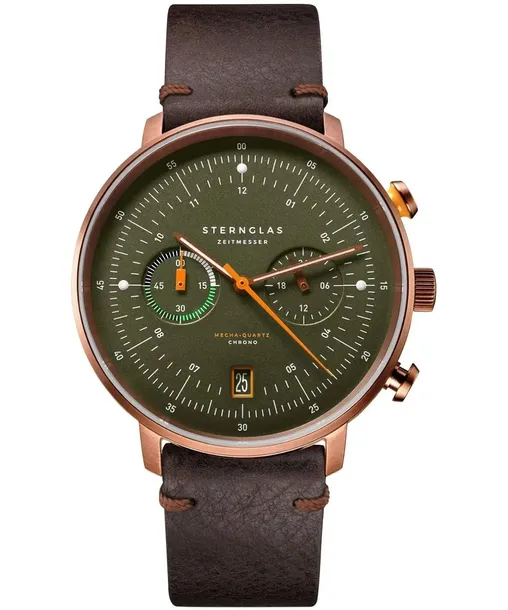 Zegarek męski Sternglas Hamburg Mecha-Quartz Chrono