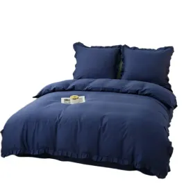 posciel-premium-z-bawelny-140x200-z-granatowa-falbana