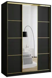 szafa-przesuwna-z-lustrem-150-cm-gold-new-czarna-szafa-do-sypialni