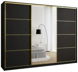 szafa-przesuwna-z-lustrem-280-cm-gold-new-trzydrzwiowa-z-polkami-i-drazkami