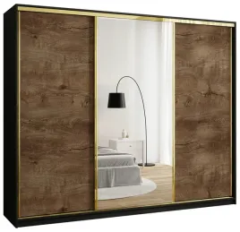 szafa-przesuwna-z-lustrem-250-cm-gold-new-trzydrzwiowa-szafa-z-szufladami