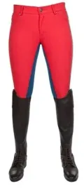 bryczesy-dzieciecie-elt-fun-sport-czerwone-158