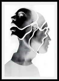 plakat-na-sciane-do-salonu-artystyczne-dwie-kobiece-twarze-modern-70x50cm