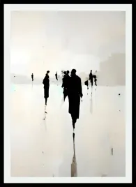 plakat-na-sciane-artystyczne-ciemne-sylwetki-ludzi-styl-modern-70x50cm