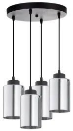 lampa-wiszaca-sufitowa-szklana-tuba-grafit-chrom