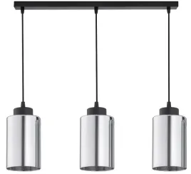 lampa-wiszaca-sufitowa-szklana-tuba-grafit-chrom