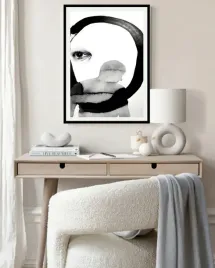 plakat-na-sciane-do-salonu-abstrakcyjna-twarz-kobiety-modern-look-70x50cm