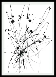 plakat-na-sciane-do-salonu-abstrakcyjny-nielad-na-bialym-tle-modern-70x50cm