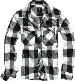 koszula-brandit-checkshirt-white-black-m