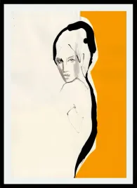plakat-na-sciane-do-salonu-sylwetka-tajemniczej-kobiety-modern-70x50cm