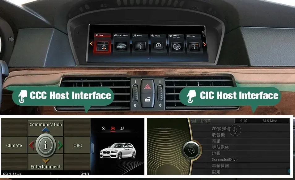 radio-nawigacja-android-10-bmw-e60-ccc-8-8