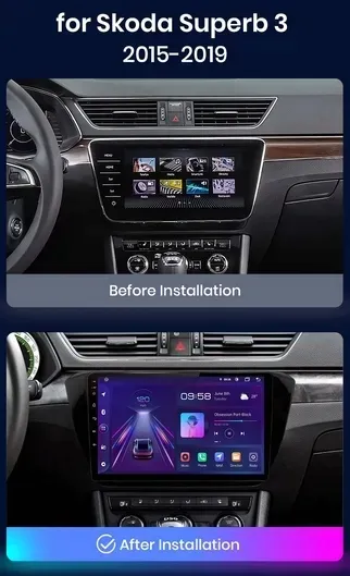 radio-nawigacja-android-skoda-superb-3-android-stan-nowy