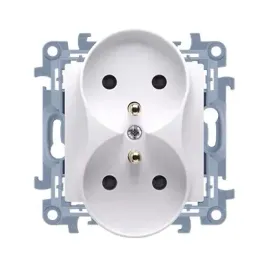 simon10-bialy-gniazdo-p-t-podw-2x2p-z-b-ram