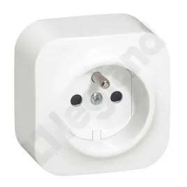 forix-ip20-gniazdo-2p-z-16-a-250-v-biale