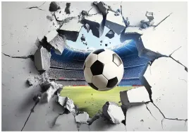 fototapeta-dla-mlodziezy-dzieci-pilka-3d-sport-tapeta-flizelina-400x280