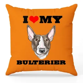 poduszka-pomaranczowa-i-love-my-bulterier-dla-milosnika-psow-prezent-40x40