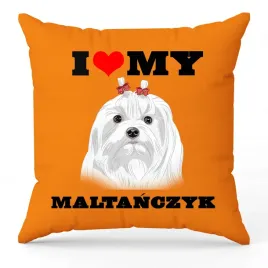 poduszka-pomaranczowa-i-love-my-maltanczyk-dla-milosnika-psow-prezent-hit