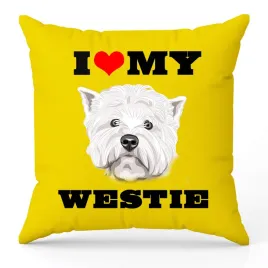 poduszka-zolta-i-love-my-westie-dla-milosnika-psow-prezent-upominek-40x40cm