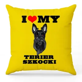 poduszka-zolta-i-love-my-terier-szkocki-dla-milosnika-psow-prezent-upominek