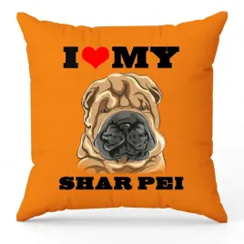 poduszka-pomaranczowa-i-love-my-sharpei-dla-milosnika-psow-prezent-upominek